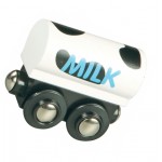 Vagon Cisterna cu Lapte din lemn  - Maxim Enterprise 50481 Rail Road 